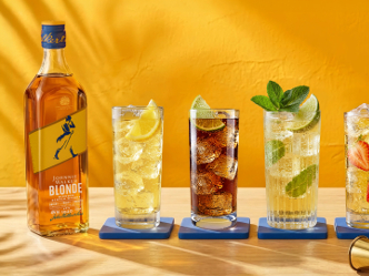 ジョニーウォーカーから“ミックスのために生まれた”新スタイルのウイスキー「ジョニーウォーカー ブロンド」発売
